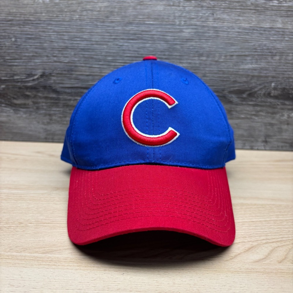 Chicago Cubs Hat Cap Snap Back Blue Red MLB Baseball Wrigley Field OC Adjustable